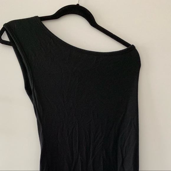 T by Alexander Wang one shoulder cotton dress - Picture 2 of 5